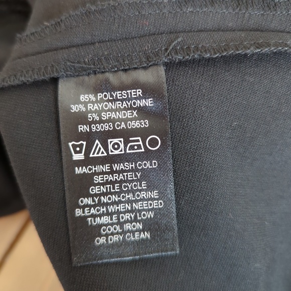 NIC+ZOE Black Flared A-line Midi Skirt NWT - Picture 10 of 13